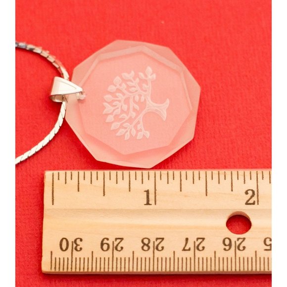 Vintage 1981 Crystal Pendant tree Necklace By Avon F15 - Picture 4 of 4